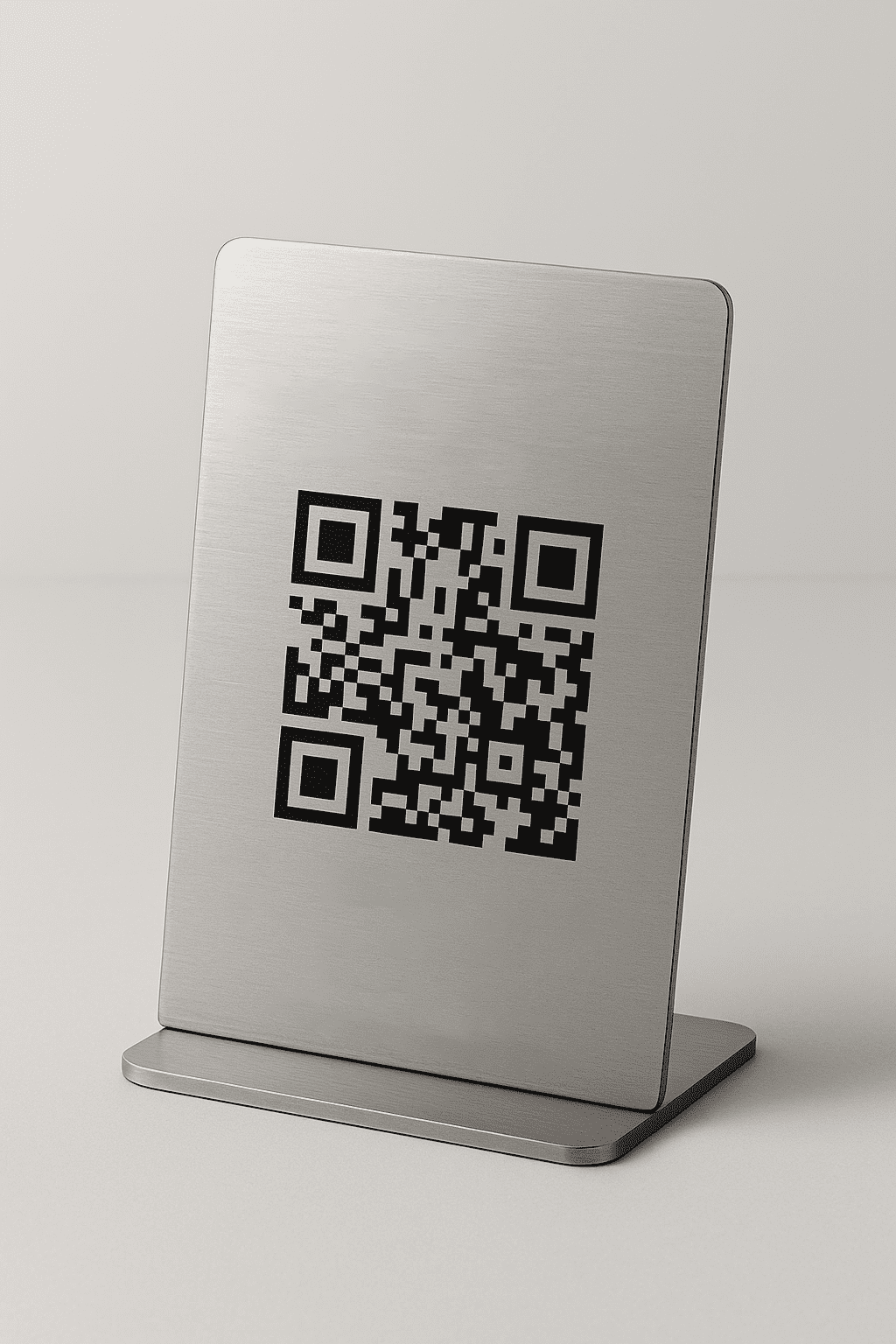 Metal QR Karekod Menü Standı 10'lu